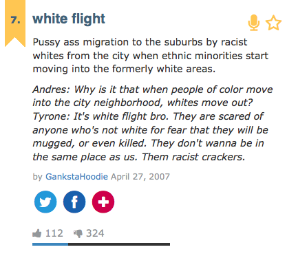 the meaning of white flight