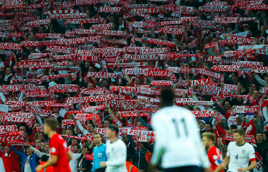 Polska fans at a game