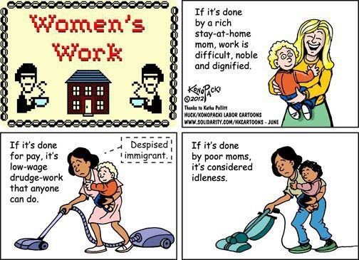 A comic about Women's Work