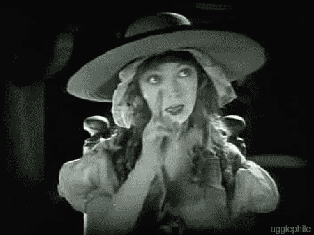A gif of a silent movie