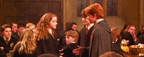 A handshake in Harry Potter