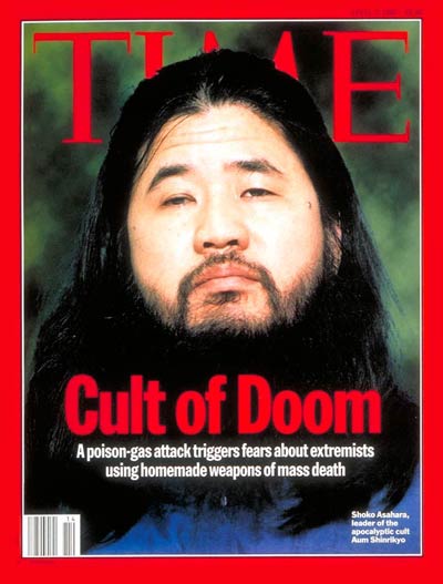 Cult of Doom on the cover of TIME magazine