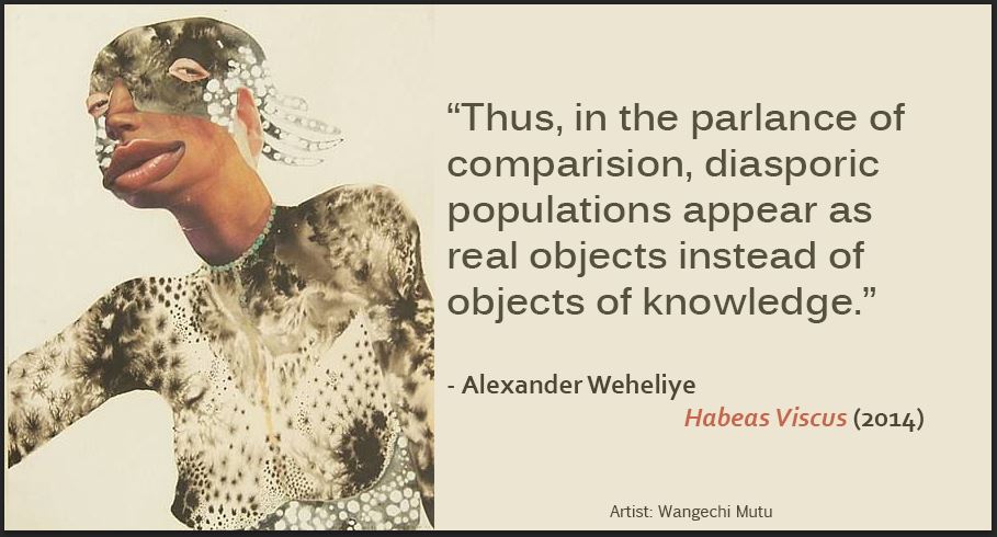 An image of a quote by Alexander Weheliye